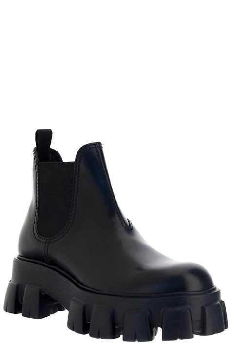 prada lug chelsea boot|Prada monolith boots nordstrom.